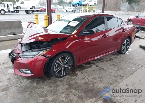 2022 Nissan Sentra Sr Xtronic Cvt z USA, uszkodzony, nr VIN 3N1AB8DV9NY257922